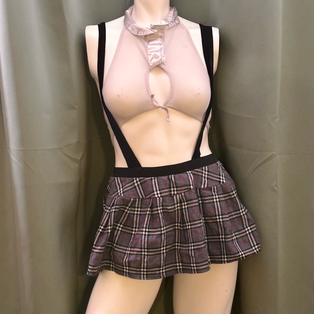 Naughty schoolgirl lingerie